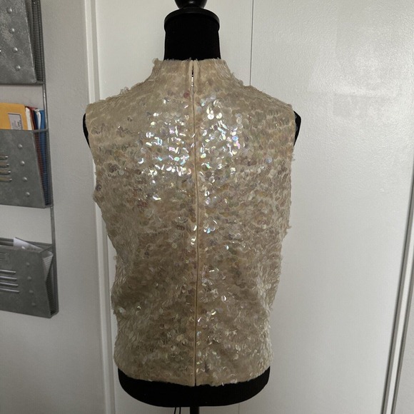 Vintage Cyn Les Hand Beaded Wool Cardigan Sweater British Hong Kong EU 4O - Picture 3 of 6